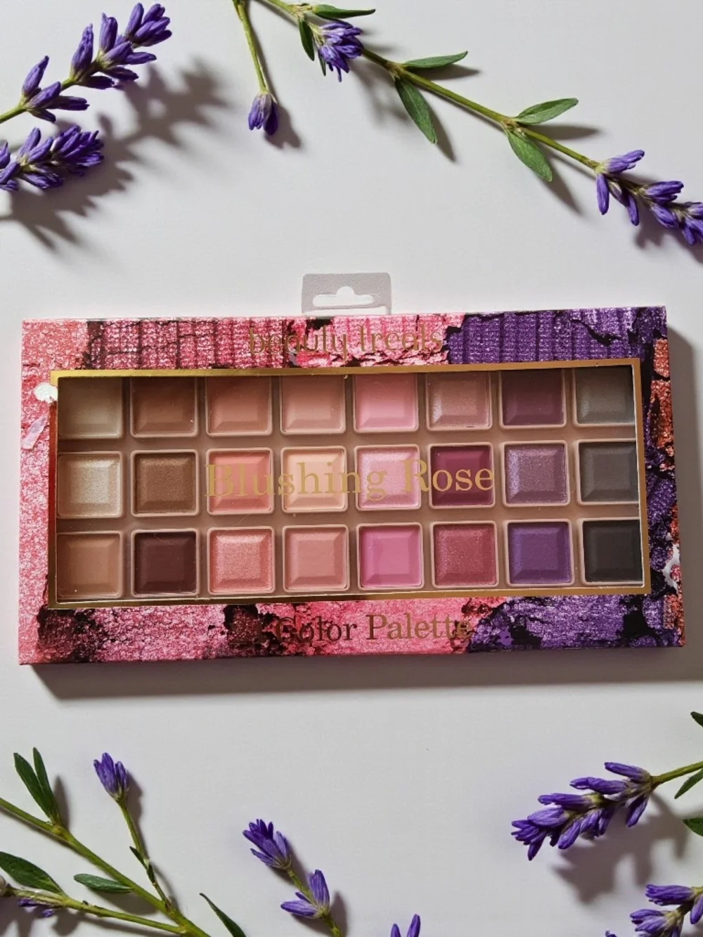 30-Color Eyeshadow Palette - Pink & Purple Shades